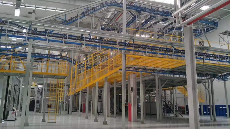 涂装生产流水线